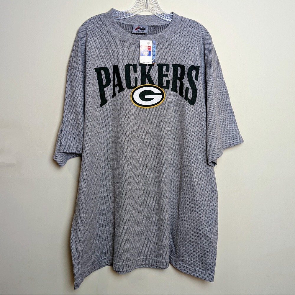 Vintage 90s Majestic Green Bay‎ Packers Y2K Team NFL Shirt DS New NWT 2XL